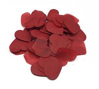 Lot de 8 000 confettis en papier biodégradables en forme de cœur pour anniversaire, remise de diplôme, mariage, fête prénuptiale et fête prénatale (rouge)