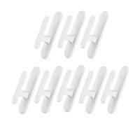 Lot de 8/10/12/16 taquets auto-adhésifs polyvalents pour rideaux de fenêtre, stores, ficelles, crochets autocollants pour ficelle murale, ensemble complet pour la gestion et la fixation des cordons