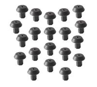 Lot de 8/10/20 pieds de rechange en caoutchouc WB2K101 pour plaque de cuisson de cuisinière - Grille WB02K0101 pour éviter les rayures sur la table de cuisson avec coussinet de pied de grille