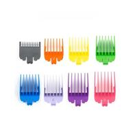 Lot De 8/10 Sabots De Coupe Colorés En Plastique For Tondeuse À Cheveux Homme, Guide De Coupe Et Accessoire De Coiffure De Salon De Coiffure.(8pcs Colorful BAG)