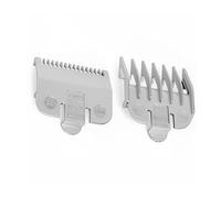 Lot De 8/10 Sabots De Coupe Colorés En Plastique For Tondeuse À Cheveux Homme, Guide De Coupe Et Accessoire De Coiffure De Salon De Coiffure.(2pcs Silver)