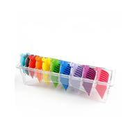 Lot De 8/10 Sabots De Coupe Colorés En Plastique For Tondeuse À Cheveux Homme, Guide De Coupe Et Accessoire De Coiffure De Salon De Coiffure.(10pcs Colorful BOX)