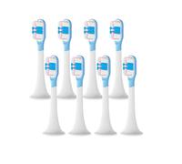 Lot de 8/10 têtes brosse à dents rechange, compatibles avec les brosses électriques soniques Xiaomi T300 et T500, embouts souples(8 BJ pink)