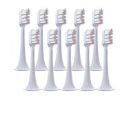 Lot de 8/10 têtes de brosse à dents de rechange, compatibles avec Xiaomi T300 T500 Sonic Brosse à dents électrique souple (10 rose)