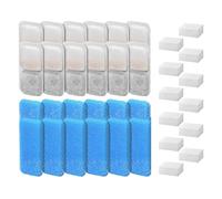 Lot de 8/12/16 filtres rectangulaires de rechange pour fontaine à eau rafraîchissante pour animaux de compagnie, optimise la routine de consommation d'eau de votre animal de compagnie