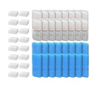 Lot de 8/12/16 filtres rectangulaires de rechange pour fontaine à eau rafraîchissante pour animaux de compagnie, optimise la routine de consommation d'eau de votre animal de compagnie