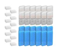 Lot de 8/12/16 filtres rectangulaires de rechange pour fontaine pour animaux de compagnie, optimise la routine de consommation de votre animal de compagnie, filtre de fontaine pour chats