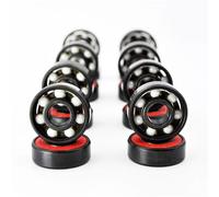 Lot de 8/16 roulements à billes hybrides en céramique 608 2RS, 8 x 22 x 7 mm, for rollers, skateboard, longboard, haute vitesse(16Pcs)