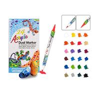 Lot de 8/24/36/48 marqueurs de peinture acrylique pour dessin et fabrication de cartes