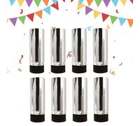 Lot de 8 à confettis amusants pour une utilisation en intérieur et en extérieur, idéal pour Noël, les anniversaires, les mariages, le Nouvel An, l'obtention d'un diplôme et les événements