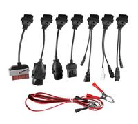 Lot de 8 adaptateurs de diagnostic universels OBD2 OBD1, câble de diagnostic de voiture, câble adaptateur OBD2, câble adaptateur de diagnostic pour scanner de diagnostic CDP + DS150E TCS