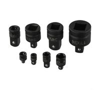 Lot de 8 adaptateurs de douilles 1/2" à 3/8", 3/8" à 1/4", 3/4" à 1/2", pour CR-MO en acier chromé, pour clés, cliquets et outils lourds