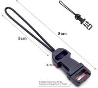 Lot De 8 Adaptateurs Qd À Libération Rapide Pour Sangle D'Appareil Photo \U2013 Clip À Libération Rapide Compatible Avec Tous Les Appareils Photo Numériques Compacts, Jumelles, Télécommande[Z3640]