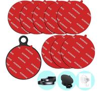 Lot de 8 adhésifs de rechange à très haute adhérence pour tableau de bord/pare-brise - Support de téléphone - Crochets à ventouse