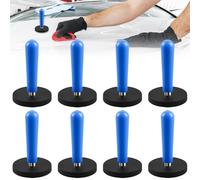 Lot de 8 aimants de montage pour voiture - Support magnétique de montage magnétique pour emballage de voiture - Outil de film pour film de protection - Pour habillage de voiture, film de voiture,