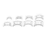 Lot de 8 ajusteurs de taille de bague - Réducteur en silicone pour bijoux - Confortable à porter - Outil important pour les bagues