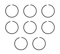 Lot de 8 anneaux de pistolet 28 mm - 47 mm x 1,5 mm - Pour cutter à brosse, scie à chaîne (46 x 1,5 mm)