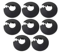 Lot de 8 anneaux de tuyau, manchons, bouchons d'ouverture, couvercles d'eau, cache-trous d'évacuation, tuyaux de chauffage