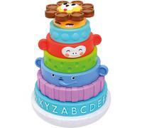 Lot de 8 Anneaux sensoriels pour bébé à empiler
