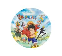 Lot de 8 Assiettes 23 cm en Carton One Piece - Multicolore