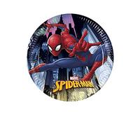 Lot de 8 assiettes carton Spiderman 20 cm