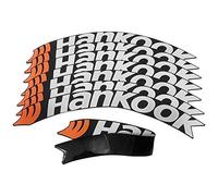 Lot de 8 autocollants Dequate pour pneus de voiture - Imperméables - Universels - Pour moto automatique