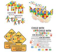 Lot de 8 autocollants esthétiques en vinyle imperméable pour voiture, camionnette, camion, moto, pare-chocs, fenêtre, toute surface lisse