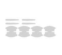 Lot de 8 Autocollants pour poignées de Porte, poignées Anti-Rayures, Autocollants pour Bols, Films décoratifs, équipement de Protection pour Voiture