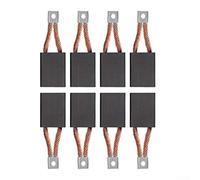 Lot de 8 balais de charbon de rechange pour voiturette de golf 3,7 HP Compatible avec les chariots de tourisme L6 et L8 Construction métallique durable pour une performance fiable sur le parcours