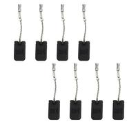 Lot de 8 balais de moteur en carbone 5 x 10 x 16 mm pour Gws 1000 1100 1400 10 11 14 15-125 de rechange pour outils électriques en fibre de carbone avec matériaux métalliques pour réparation de