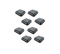 Lot de 8 balise solaires noir quadry