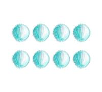Lot de 8 balles anti-peluches pour machine à laver - Réutilisables - Pour machine à laver - Attrape-poils d'animaux - Boules de lavage portables