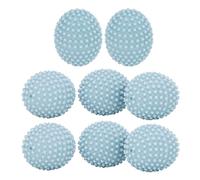 Lot de 8 Balles de Linge en PVC pour Machine à Laver, Conception Hérisson pour Un Séchage Plus Rapide, Adoucissement des Tissus Naturels et Puissance de Nettoyage Améliorée