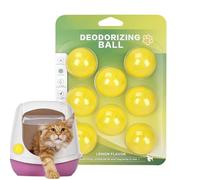 Lot de 8 balles désodorisantes pour animaux de compagnie, désodorisants | Balles désodorisantes au parfum de fruits pour chien | pour meubles, salle de bain, chambre à coucher, cuisine, cage
