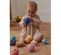 VERTBAUDET Jouet Bébé Lot de 8 Balles Sensorielles Texturé Multicolore TU