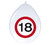 Lot de 8 ballons de signalisation 18