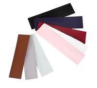 Lot de 8 bandeaux de sport en tissu élastique doux pour femme pour l'entraînement quotidien, le yoga, la course à pied