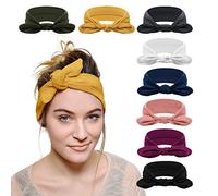 Lot de 8 bandeaux pour femme avec nœuds