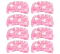 Lot de 8 bandeaux spa pour enterrement de vie de jeune fille, demoiselles d'honneur, lavage du visage, soins de la peau, maquillage, plus encore