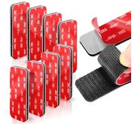 Lot de 8 bandes auto-agrippantes très résistantes - Fabriquées en VHB 3M, 3 x 8,1 cm, résistantes à la chaleur et imperméables - Forte tenue pour une utilisation en intérieur/extérieur sur les murs