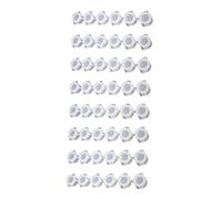 Lot de 8 bandes de peinture vides 3 ml/5 ml/10 ml - Petite tasse à 6 cellules - Portable - Transparent - Conteneur de rangement pour peinture extérieure