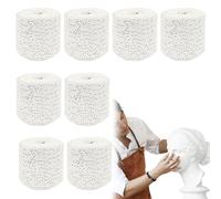 Lot De 8 Bandes De Plâtre, 8x Bande De Plâtre - Bandes Plâtrées En Tissu - Matériel Moulage Décoration Sculpture - Art Créatif - Aussi Pour Le Corps 5cm*270cm