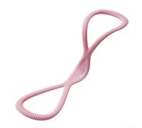 Lot de 8 bandes de résistance en silicone pour la musculation et le yoga - Boucle élastique portable pour la maison, la gym, le pilates - Couleur bleue (poudre de 6,8 kg)