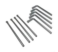 Lot de 8 barres de suspension pour gaz d'échappement - 3/8" - Galvanisé