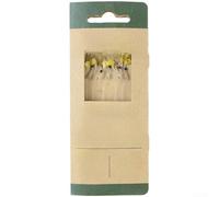 Lot de 8 bas de ligne de pêche à la carpe avec hameçons pointus, ligne en nylon solide et émerillon à changement rapide, terminal vert transparent pour pêche à la ligne, taille 6#(C)