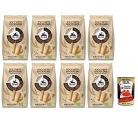 Lot de 8 bâtonnets à pain Alce Nero Tocchetti - Produit de cuisson bio avec blé khorasan bio et huile d'olive extra vierge - 150 g + boîte de 400 g