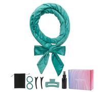 Lot de 8 bigoudis sans chaleur en velours doux pour un usage quotidien/fête - Style d'intérieur facile à faire soi-même - Vert