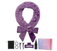 Lot de 8 bigoudis sans chaleur en velours doux pour un usage quotidien/fête Violet
