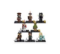 Lot de 8 blocs de construction Pirates des Caraïbes, figurines Black Pearl, jouets éducatifs pour enfants