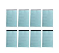 Lot de 8 blocs de papier à lettre A 4 feuilles lignées déchirables pour la maison, le bureau, l'école, bloc-notes de poche